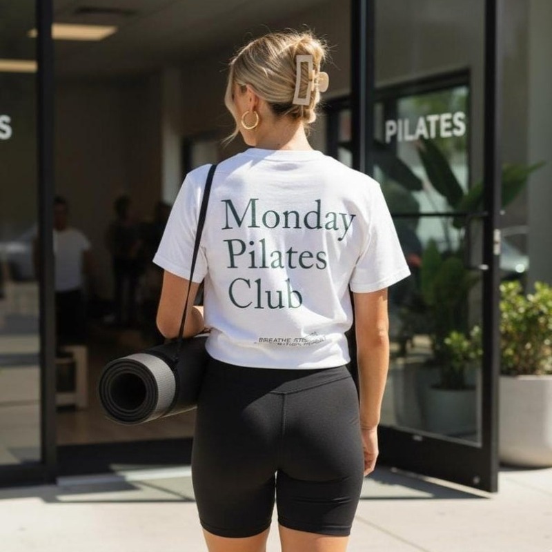 Yoga Fitness Fit Club - Shirt for Pilates Monday Pilates Club