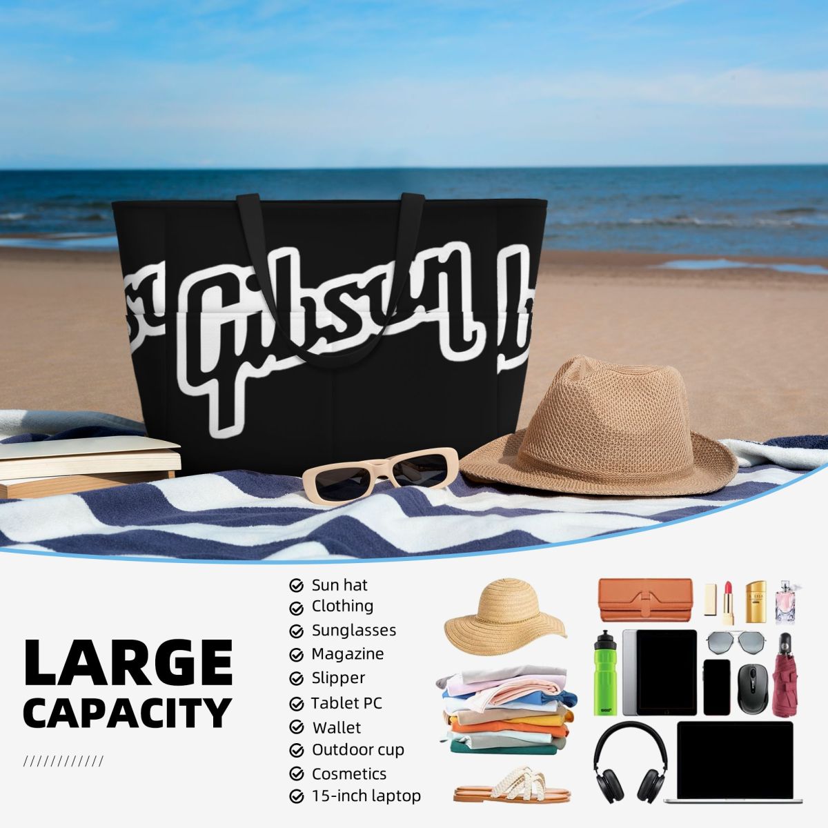 Gibsons Music 1894 Logo Beach  - Yoga Fitness Music 评论和价格