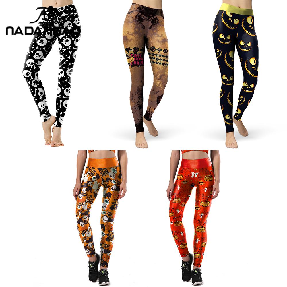Nadanbao Skull Ghost Printed W - Yoga Fitness Holiday 评论和价格