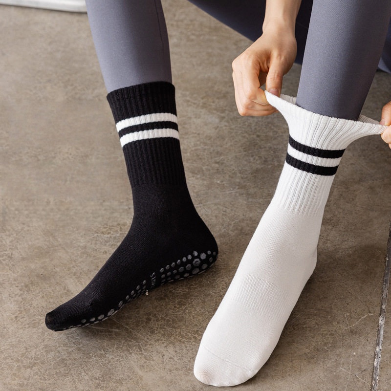 Women Non Slip Yoga Socks, Gri - Yoga Dance & Fitness Center Llc 评论和价格