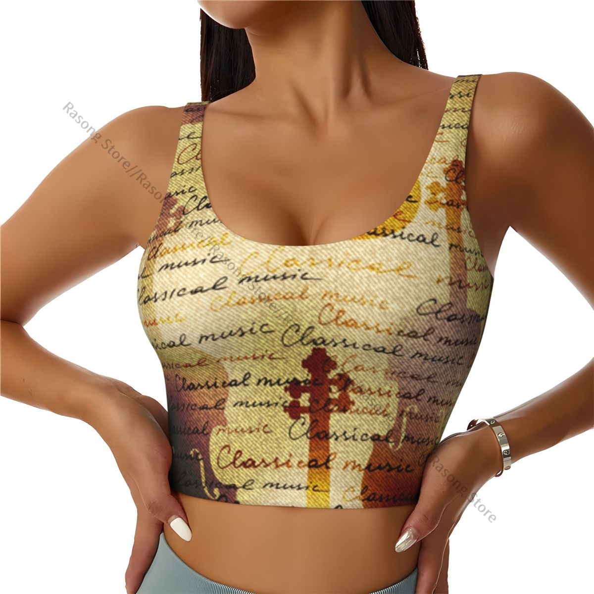 Sports Bra Women Running Yoga  - Yoga Fitness Music 评论和价格