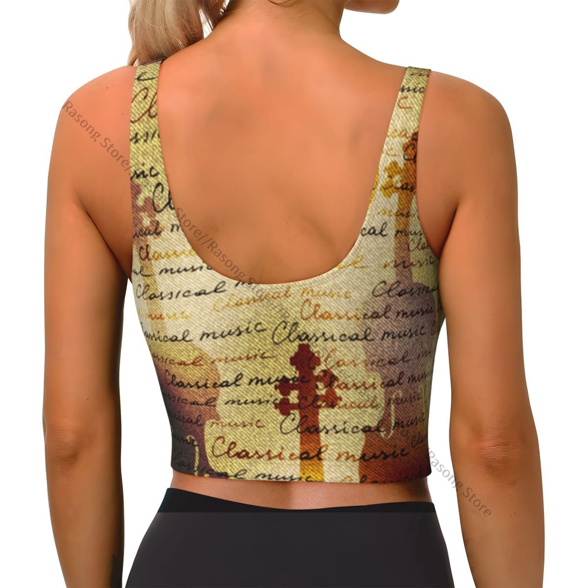 Sports Bra Women Running Yoga  - Yoga Fitness Music 评论和价格