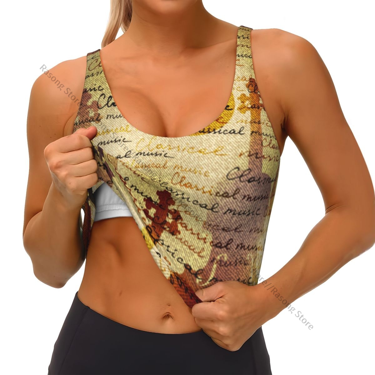 Sports Bra Women Running Yoga  - Yoga Fitness Music 评论和价格