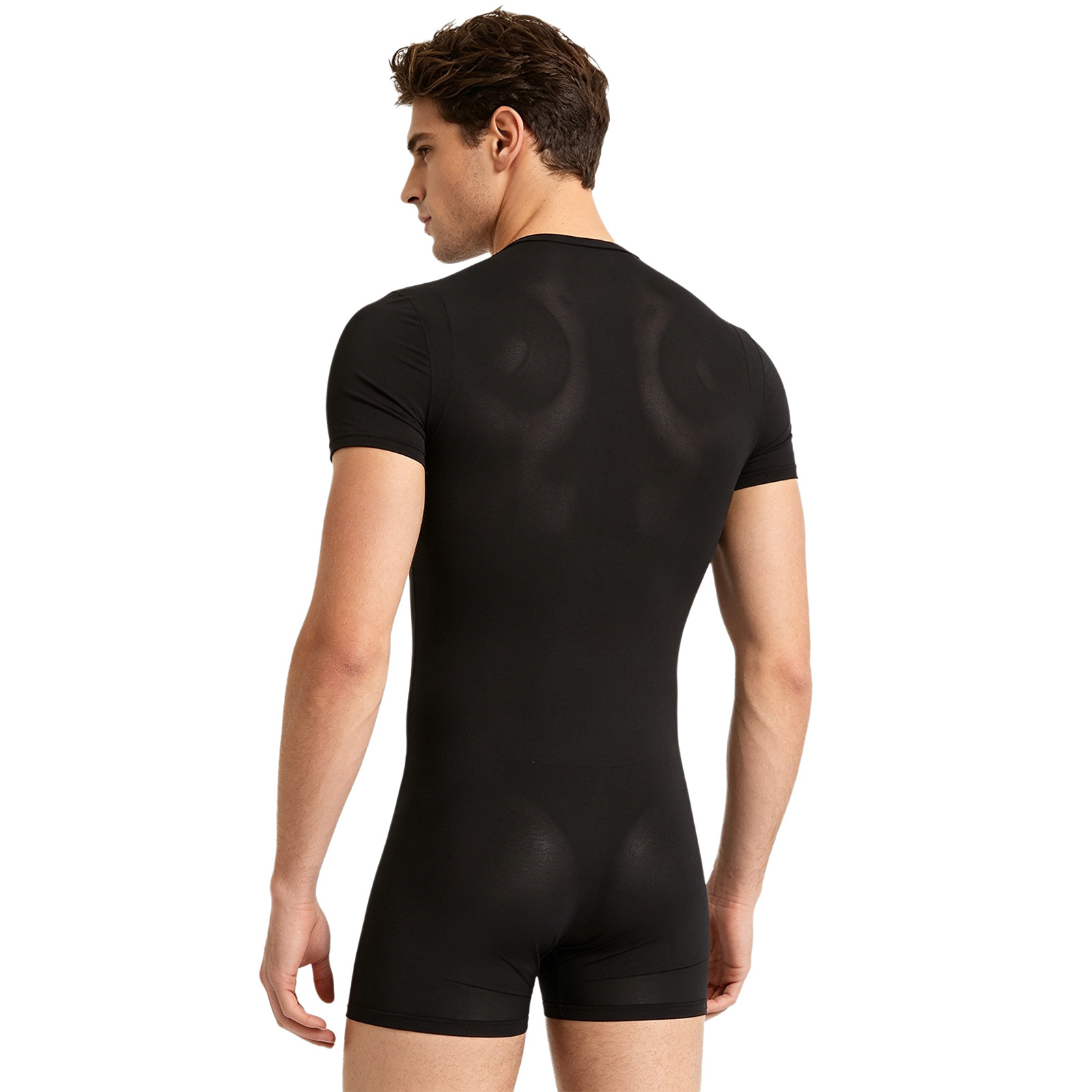 Mens Silky Stretchy Rompers Sh - Yoga Fitness Fit Club 评论和价格