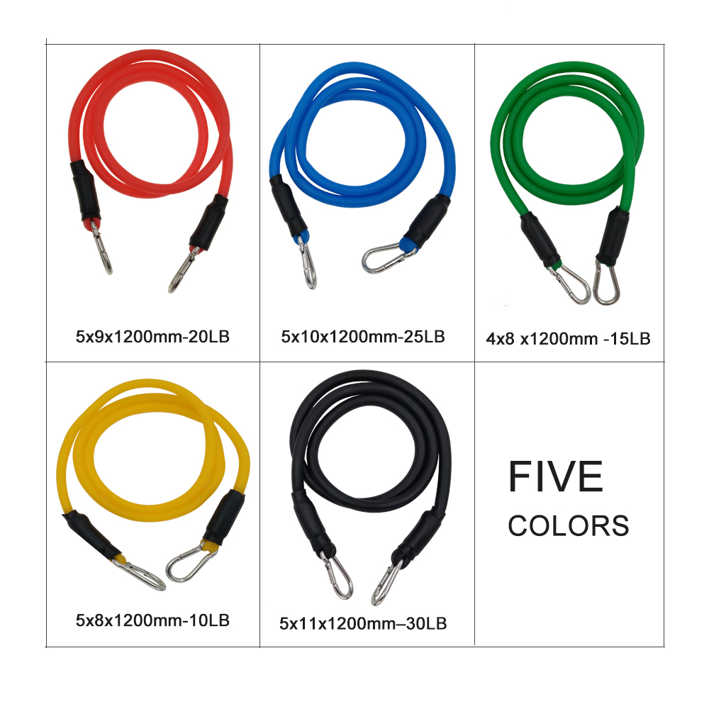 YOUGLE 11pcs/set Pull Rope Fit - Yoga Fitness Youtube 评论和价格